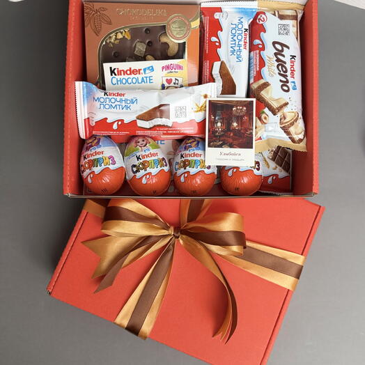 Подарочный набор с kinder шоколадом