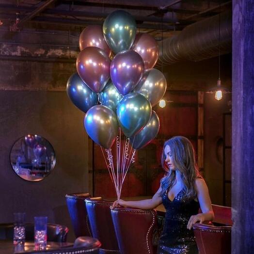 Chrome balls - 15 pcs