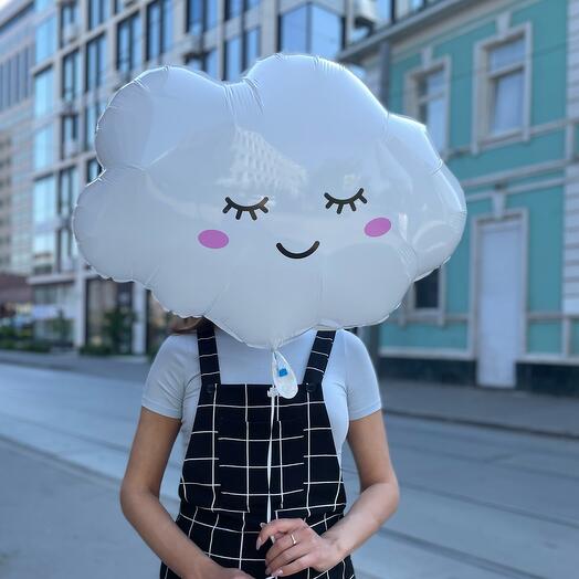 Воздушный шар фольгированный облачко