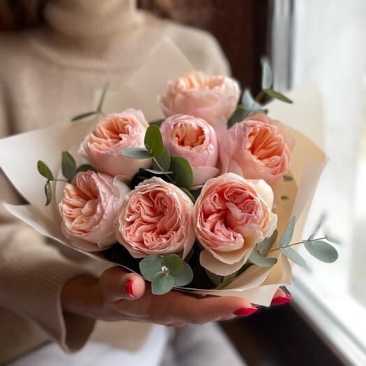 Ramo de rosas Julieta de David Austin