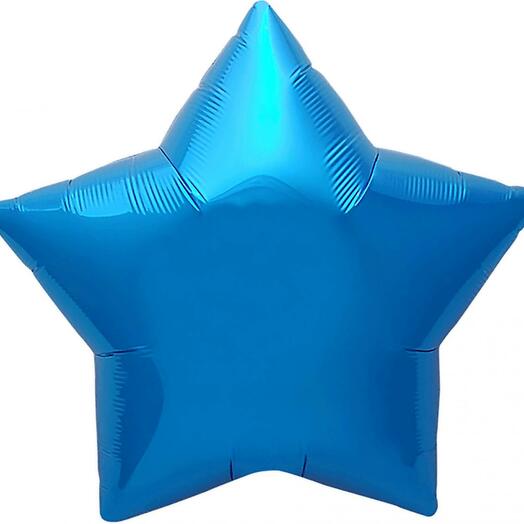 Foil balloon - Blue Star