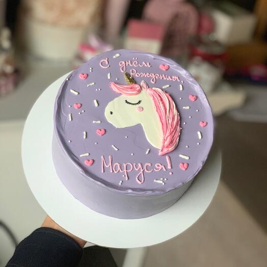 Макси Бенто-торт с единорогом