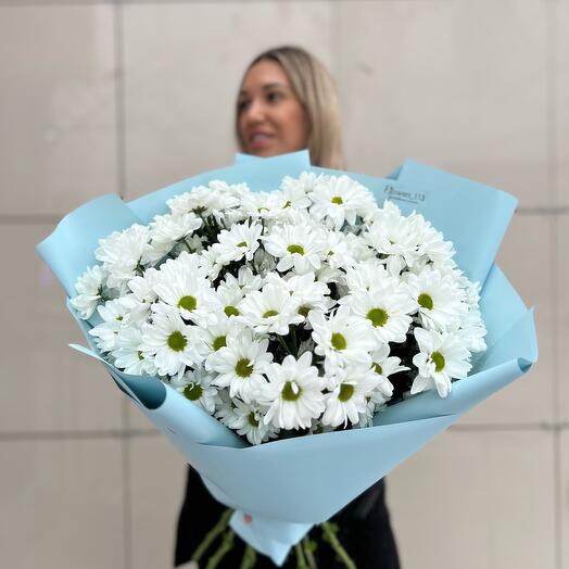 Букет из 11 кустовых хризантем