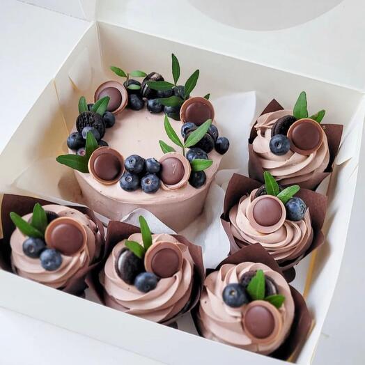 Bentotort con cupcakes