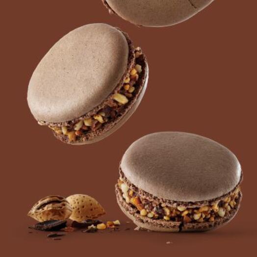 Postre "Macarons-chocolate-Avellanas" BIG