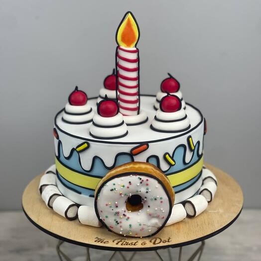Комикс кейк (comic cake) торт