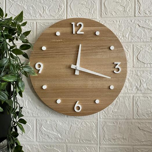 Button white watch