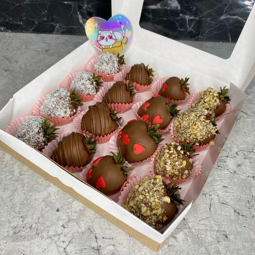 Клубника в шоколаде 16 шт