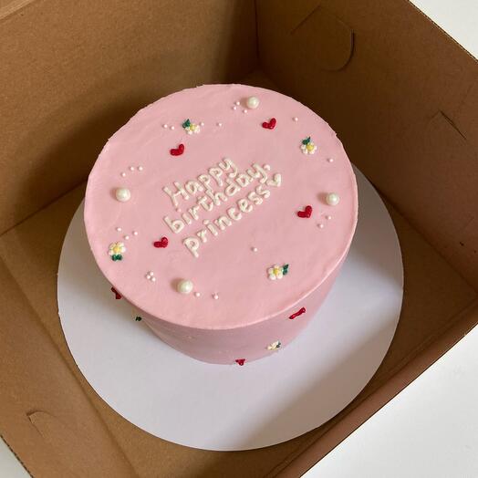 Торт 1 кг «Happy birthday, princess