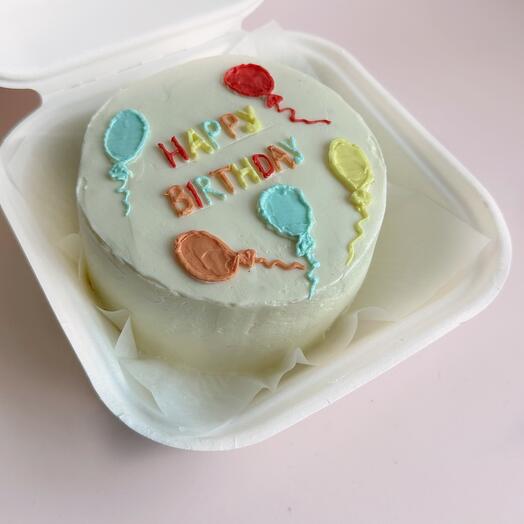Бенто  торт «Happy birthday»
