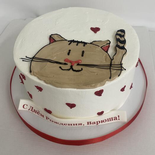 Торт с котиком