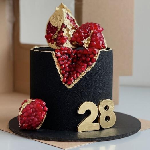 Pastel de cumpleaños con Granada