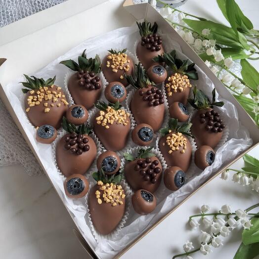 Fresas cubiertas de chocolate