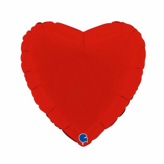 Folyo ürək qırmızı mat