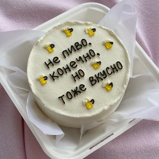 Бенто торт «не пиво конечно»