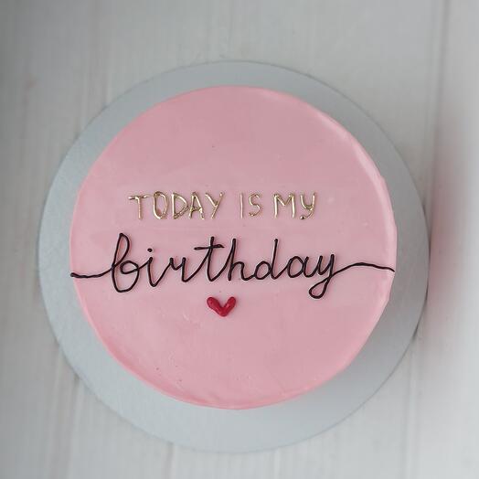 Торт XL 1500 гр Today is my birthday