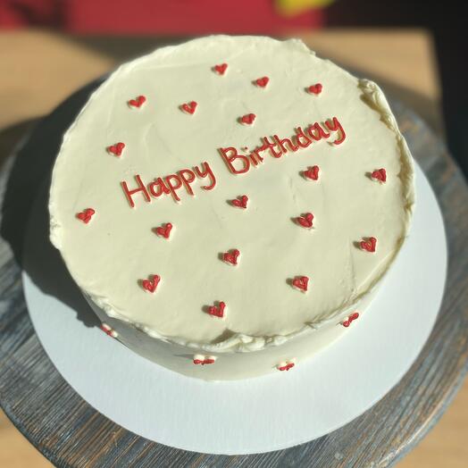 Торт Happy Birthday сникерс