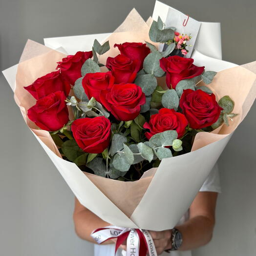 11 Red Roses 70 cm