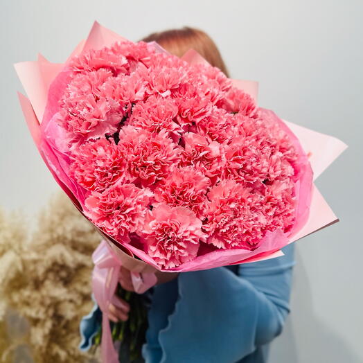 Ramo de 25 Dianthus rosa (02010146)
