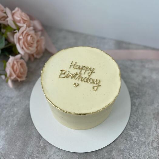 Торт на день рождения «Happy birthday»