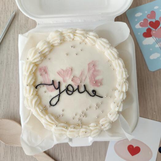Бенто-торт " Love you"