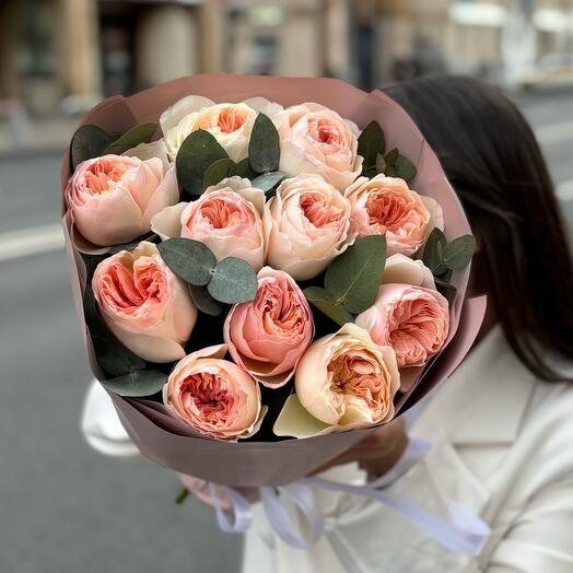 Peony-shaped Juliet Rose 11pcs