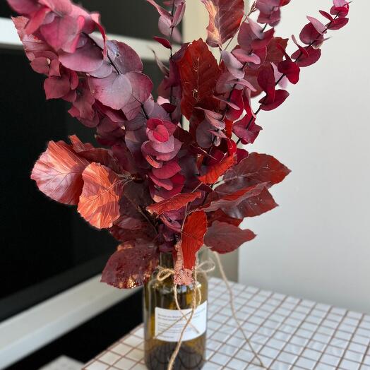 Охапка стабилизированных листьев ( без вазы)