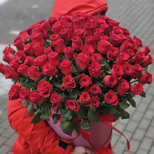 101 роза в коробочке️
