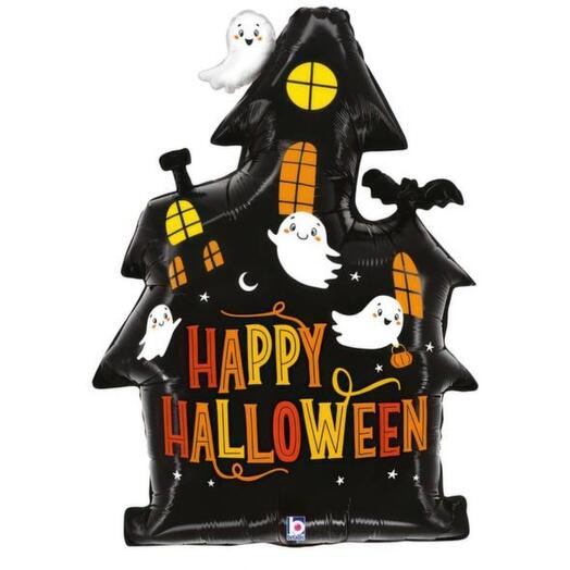 Фольгированный шар дом с привидениями Хеллоуин Halloween