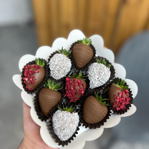 Мини-бокс 9 клубничек 🍓