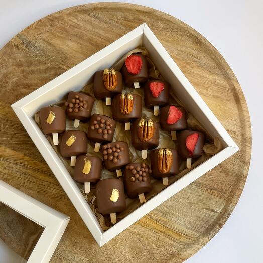 Set of bananas in chocolate "Ange" M