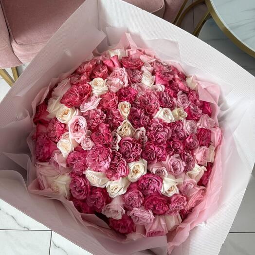 Микс из 151 розы