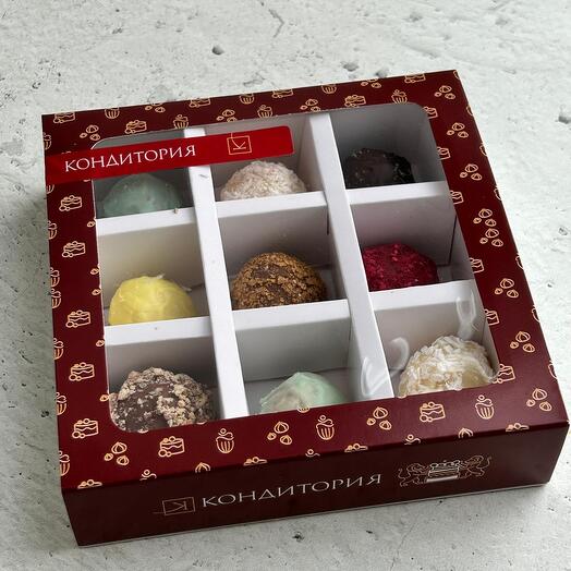 Caja de trufas hecha a mano