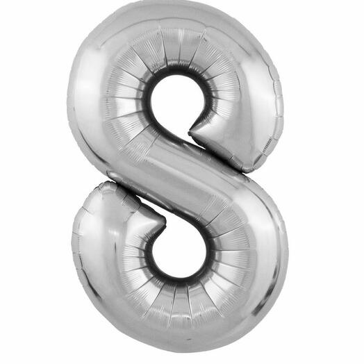 Цифра «8» серебро