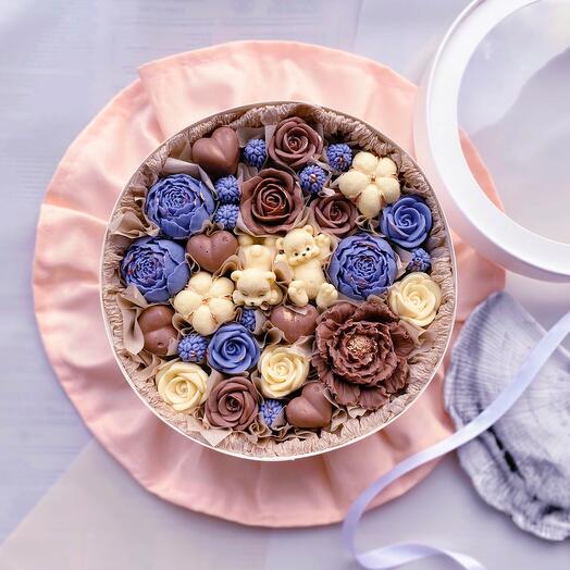 Flores de chocolate en el boxeo