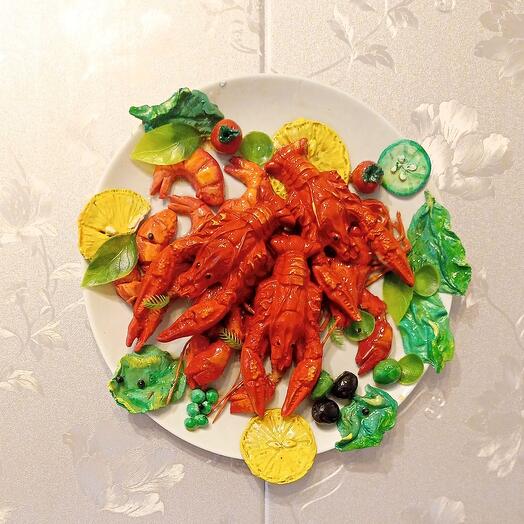 Настенное панно "Вареные раки"