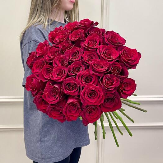 Букет из 35 красной розы