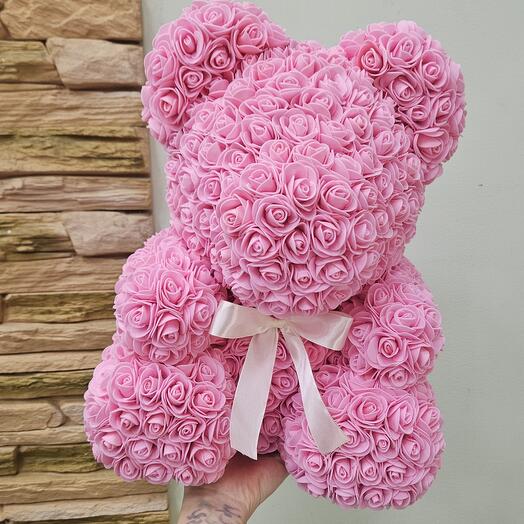 Мишка из роз