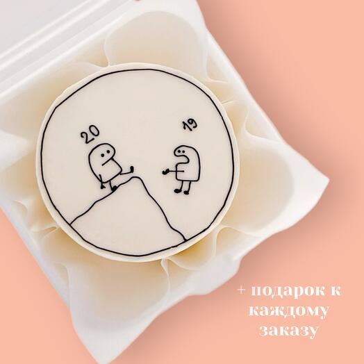 Бенто торт со смешными человечками