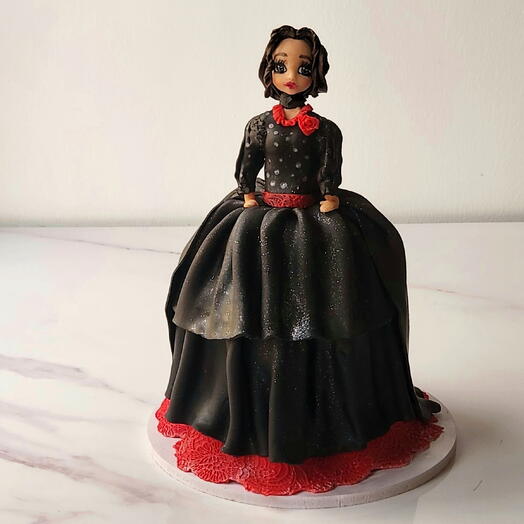 3D doll cake Rossa