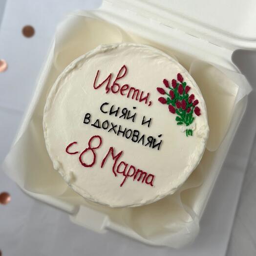 Бенто торт «8 марта»