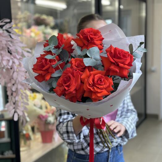 Букет с французскими розами ♥