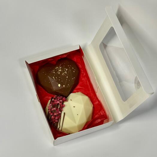 Дубайсикий шоколад «два сердца инь-ян»