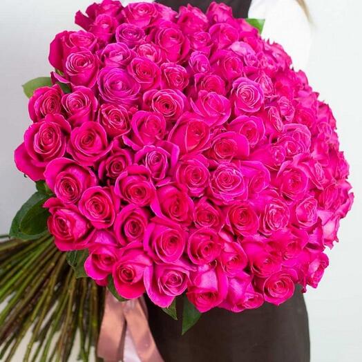 101 Pink Floyd Roses 70 cm Ecuador
