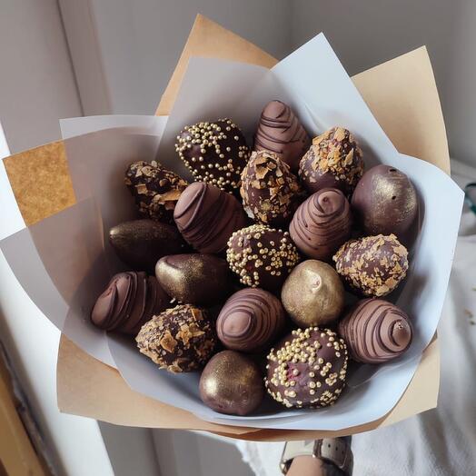 Клубничный букет «Chocolate»🍓