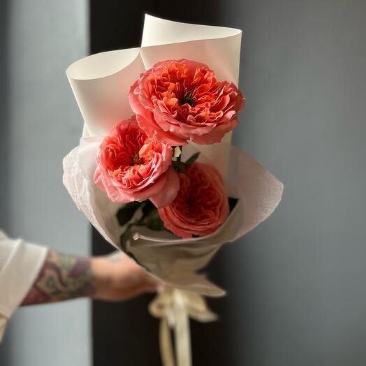 Букет-комплимент из пионовидной розы