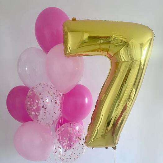 Balony z numerem