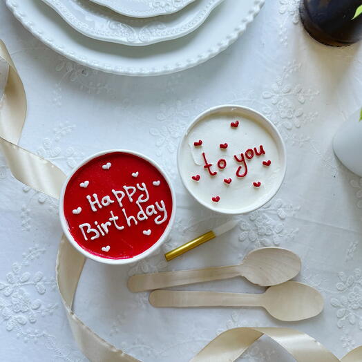 Cake to go 2 шт Happy Birthday