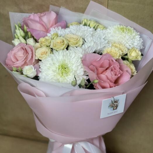 Bouquet of Hydrangeas with Chrysanthemum