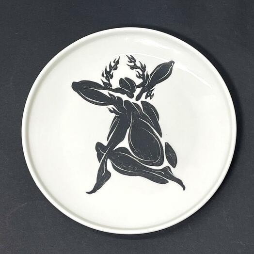 Исида / декоративная тарелка поднос, авторская работа